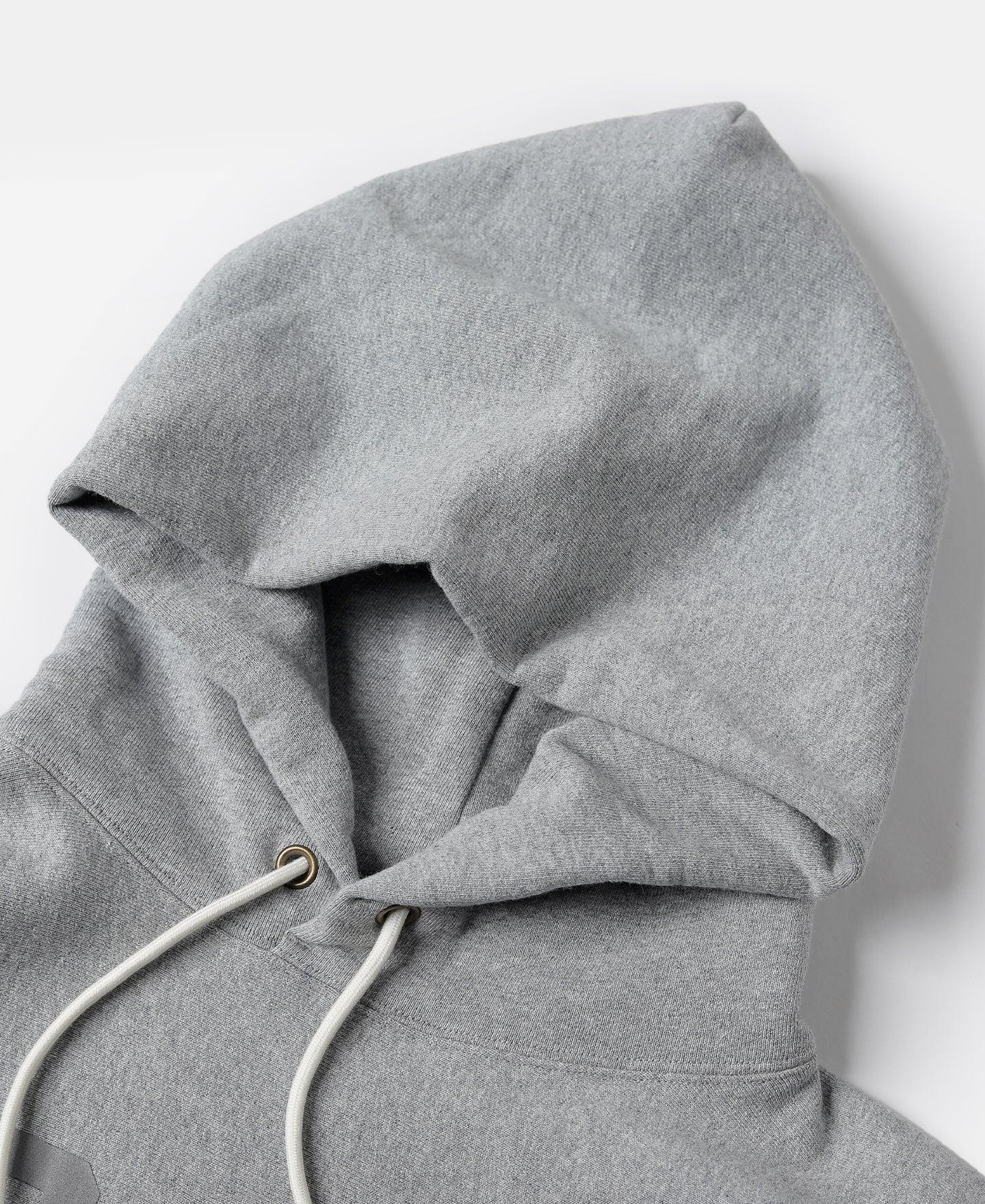 1970s USAFA 18 oz Reverse Weave Hoodie - Gray Product Image