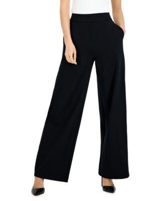 Women's High-Rise Wide-Leg Pants, Created for Macy's Product Image