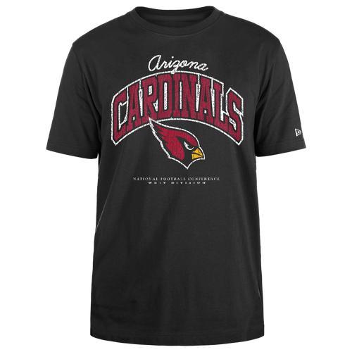 New Era Mens Cardinals Crackle T-Shirt - Black/Black Product Image