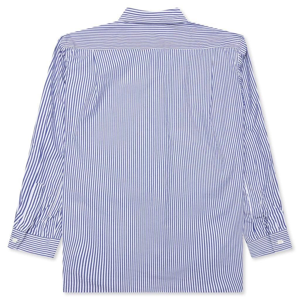 Comme des Garcons PLAY x the Artist Invader Striped Shirt - Blue/White Male Product Image