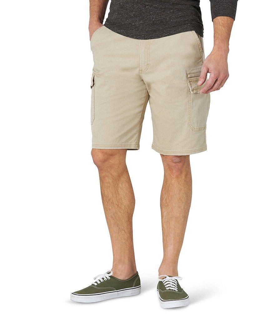 Wrangler Flex Twill Relaxed Fit Cargo 10.5#double; Inseam Shorts Product Image