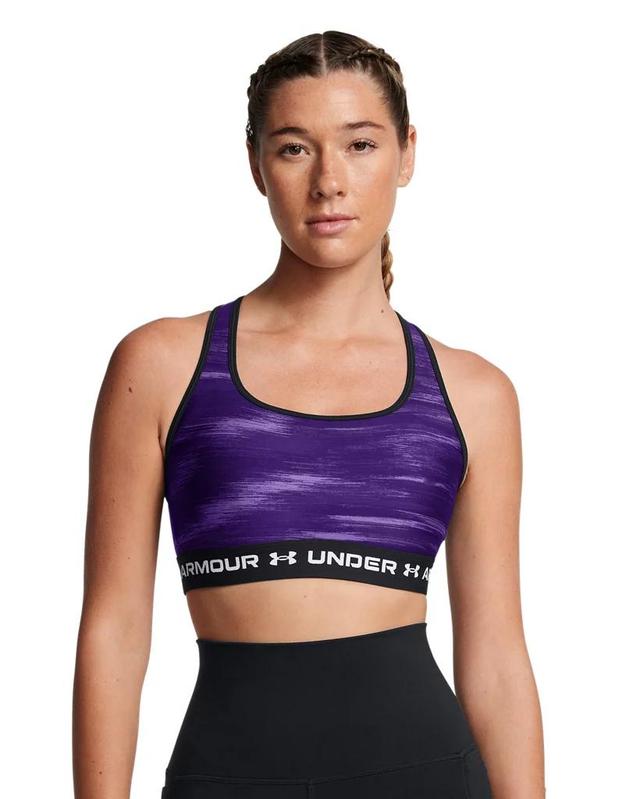 Women's Armour® Mid Crossback Printed Sports Bra Product Image