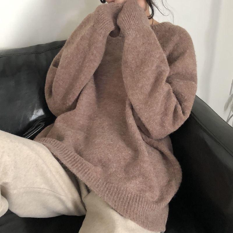 Crewneck Plain Sweater product image