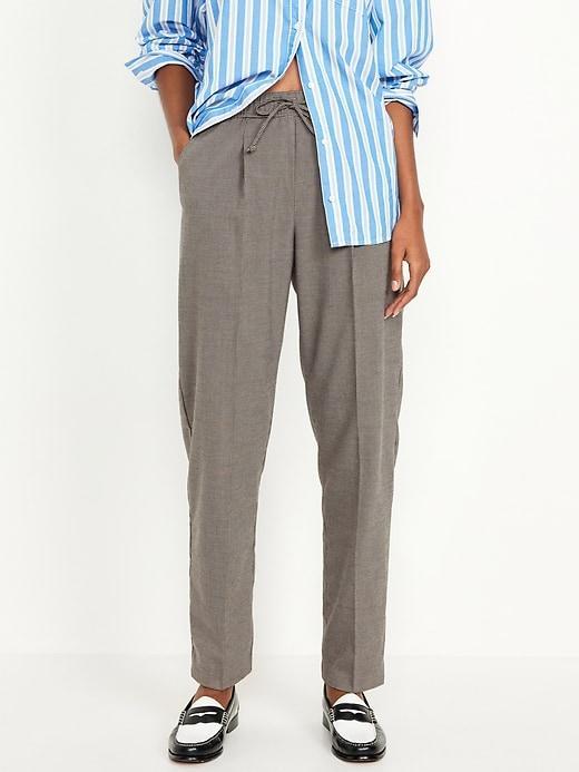 High-Waisted Billie Straight Trouser Product Image