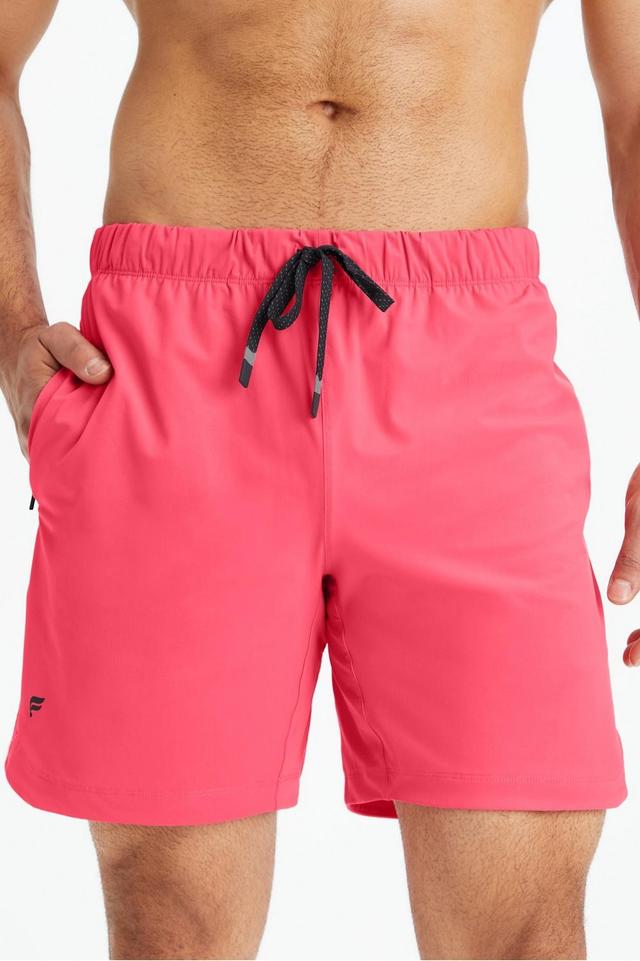 Fabletics Men The One Short male Magenta Red Size M Product Image