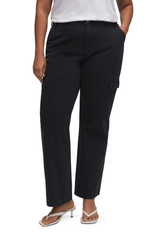 MANGO - Pocket cargo jeans charcoal - 2 - Women Product Image