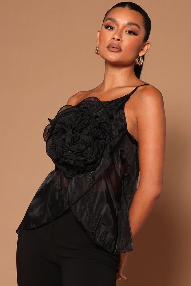 Lana Rose Top - Black Product Image