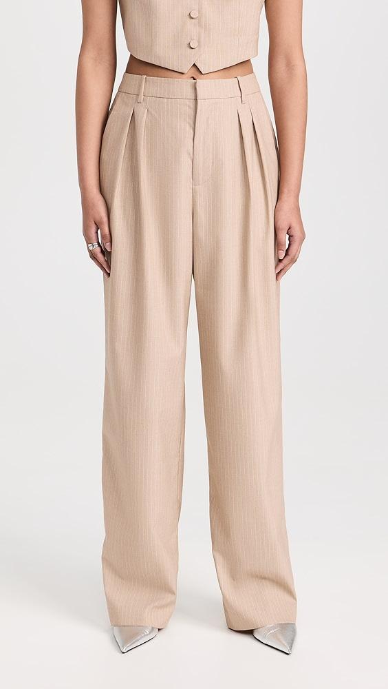 WAYF Dolly Pleated Trousers | Shopbop product image