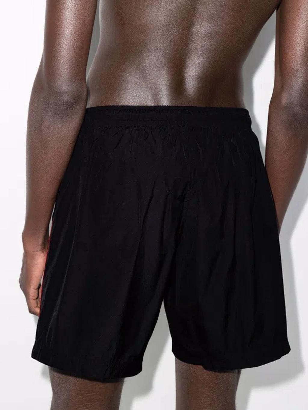 Black Logo-tape Swim Shorts Product Image