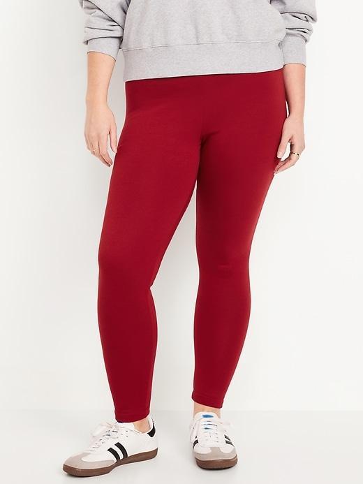 High-Waisted Fleece-Lined Leggings Product Image