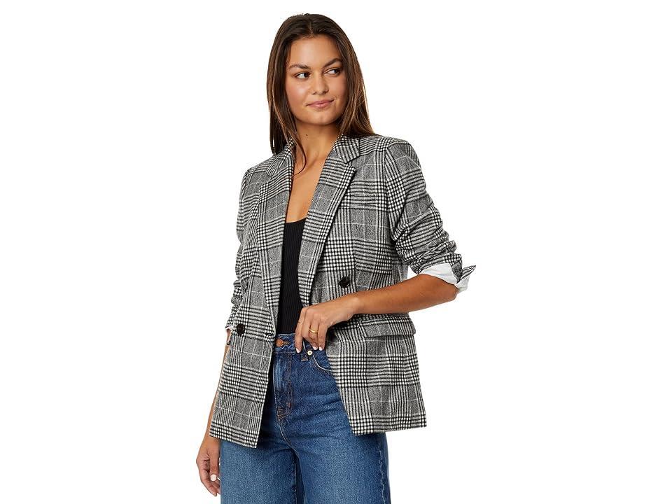 Madewell Violet Blazer (Kylan Glen Plaid) Women's Coat Product Image