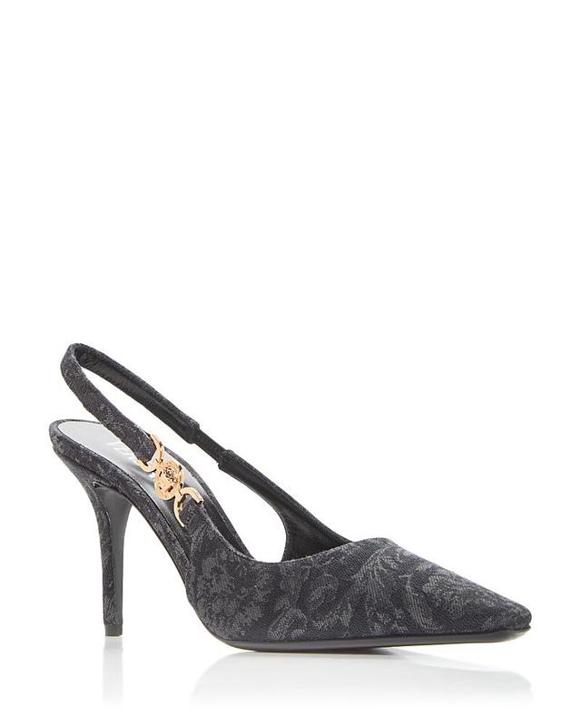 Versace Medusa 95 Jacquard Slingback Pump Product Image