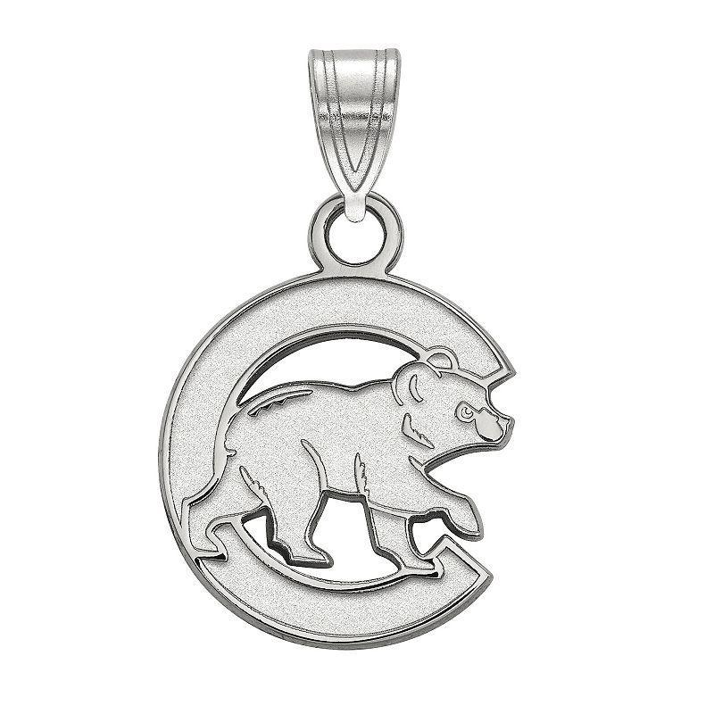 10k Gold LogoArt Chicago Cubs Small Walking Bear Pendant, Womens Yellow Product Image