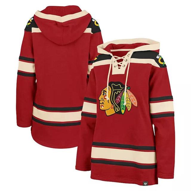 Womens 47 Chicago Blackhawks Superior Lacer Pullover Hoodie Product Image