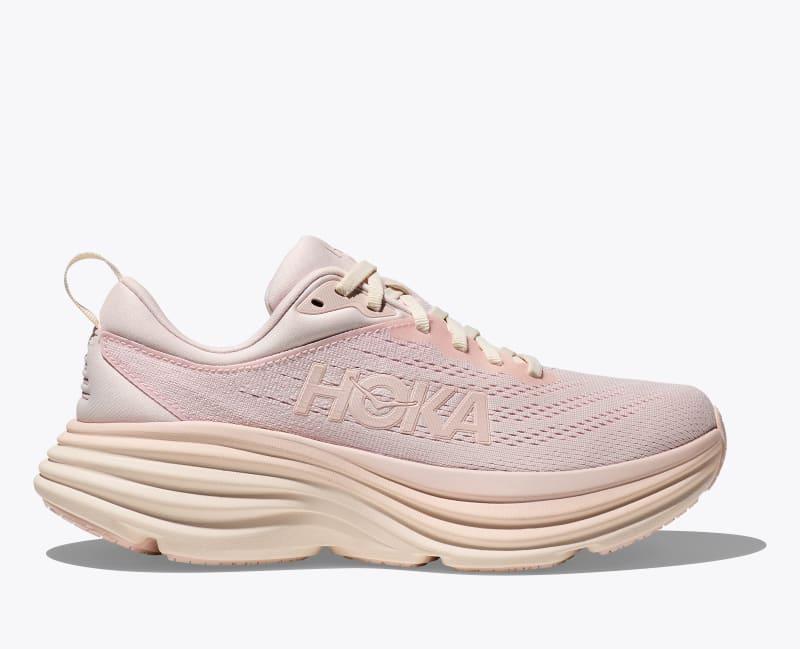 Hoka One HOKA Women's Bondi 8 Shoes in Shell Coral/Peach Parfait, Size 8.5 Product Image