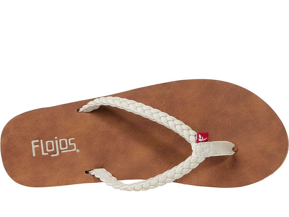 Flojos Harper (Ivory/Brown) Women's Sandals Product Image
