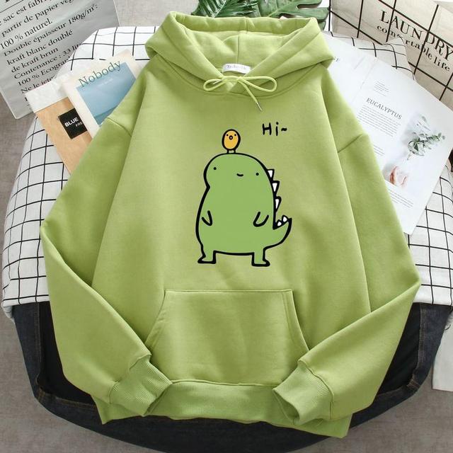 Dinosaur Print Hoodie Product Image