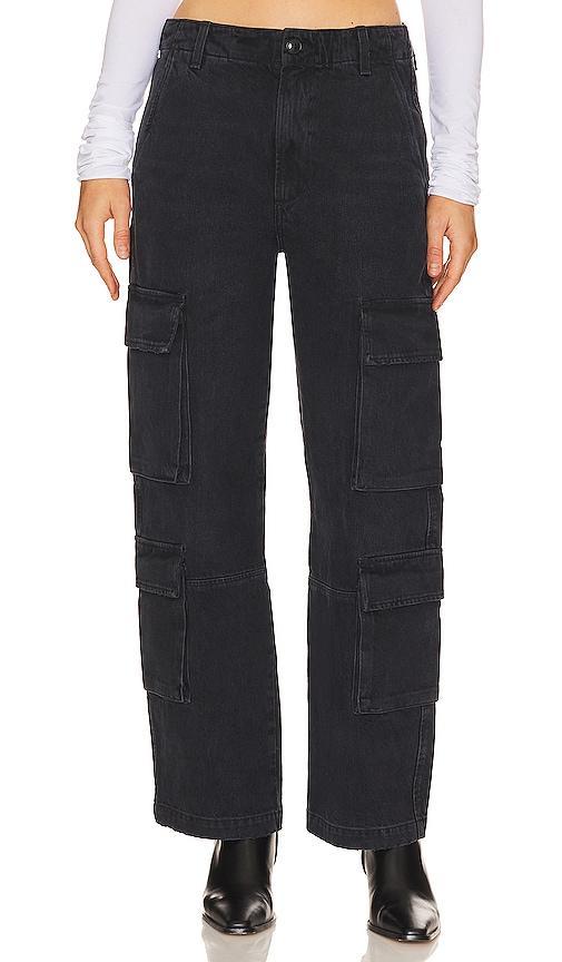 Citizens of Humanity - Delena Cotton-Blend Cargo Pants - BlackModa Operandi Product Image