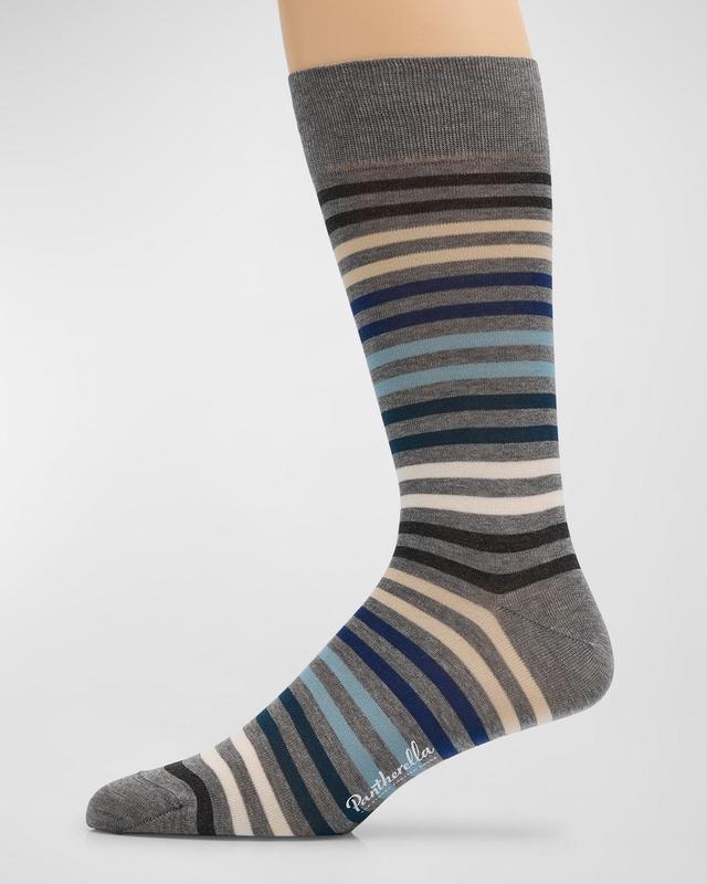 Mens Stripe Crew Socks Product Image