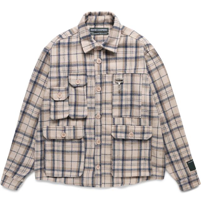 CARGO POCKET FLANNEL SHIRT Product Image