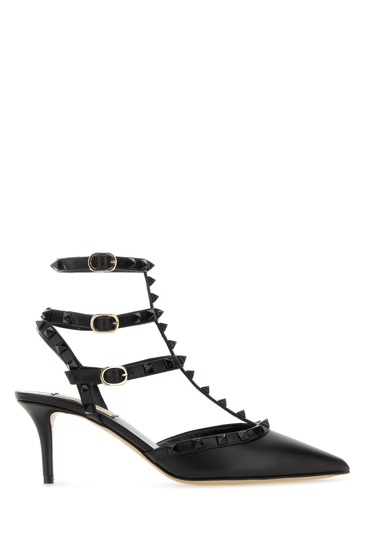 Rockstud Pumps In Nero Product Image