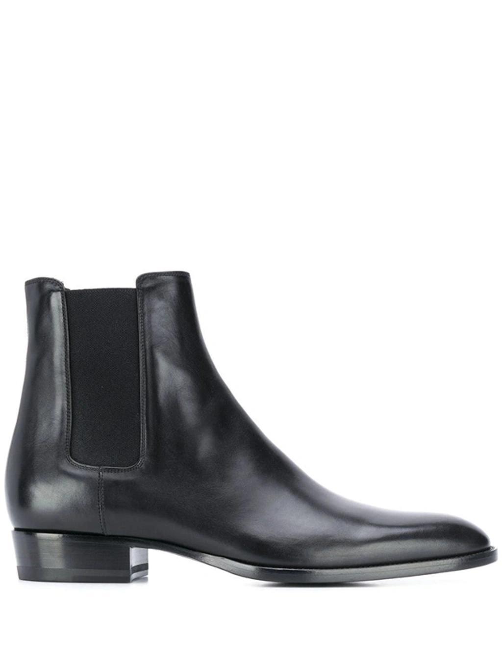 Ankle Boot With Logo In Black Product Image