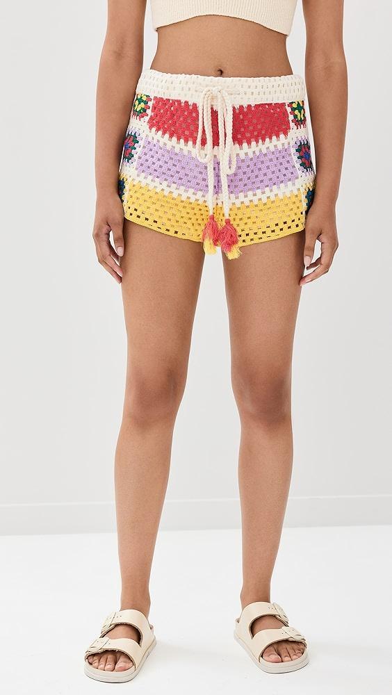 FARM Rio Crochet Shorts | Shopbop Product Image