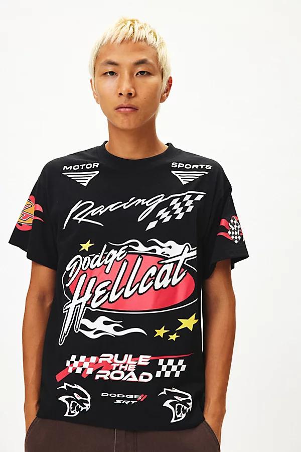 Dodge Hellcat Racing Graphic Tee Mens at Urban Outfitters Product Image