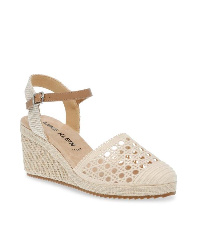 Anne Klein Womens Zida Woven Espadrille Wedges Product Image