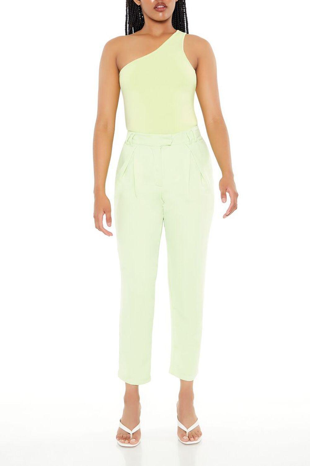 Crepe High-Rise Trousers | Forever 21 Product Image