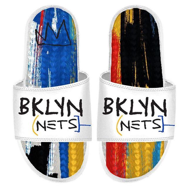 ISlide Brooklyn Nets 2022/23 City Edition Gel Slide Sandals, Mens Product Image