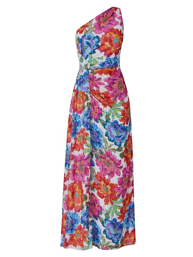 Womens Neema Floral One-Shoulder Maxi Dress Product Image