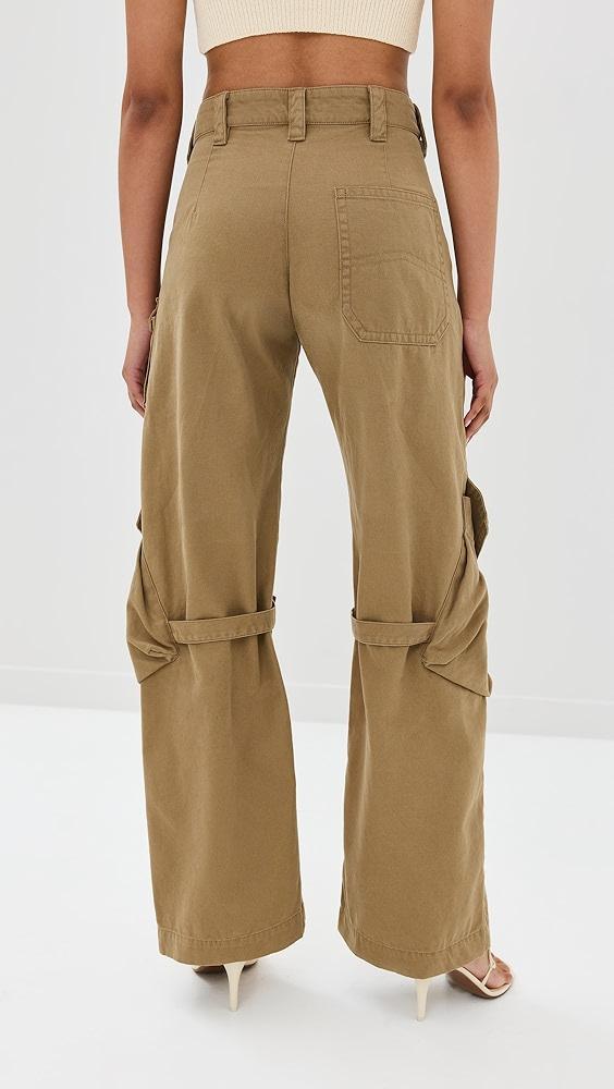 Acne Studios Casual Relaxed Fit Trousers | Shopbop Product Image