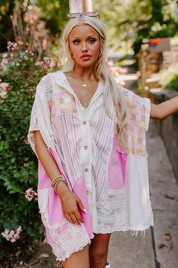 Boho Energy Color Block Top Product Image