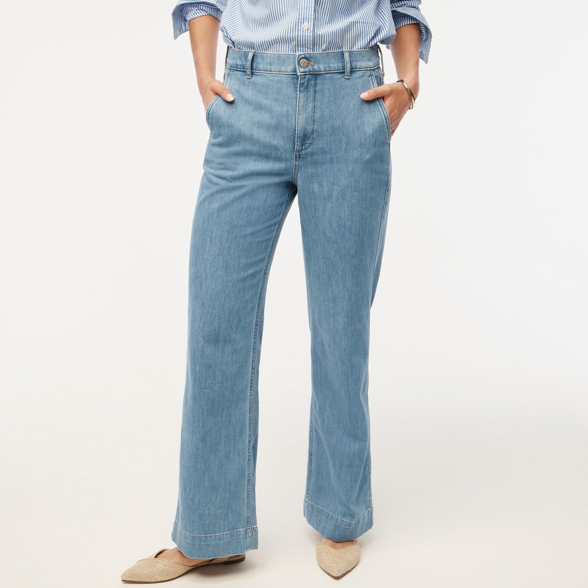 Drapey denim trouser Product Image