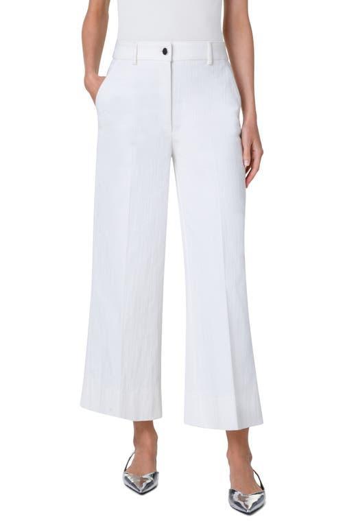 Akris punto Chiara Wide Leg Crop Pants Product Image