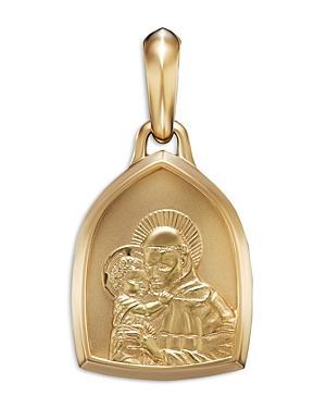 Mens St. Anthony Amulet in 18K Yellow Gold Product Image