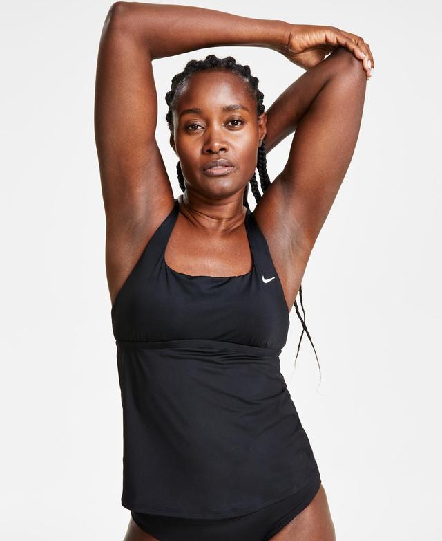 Nike Womens Essential Square Neck Racerback Tankini Top Product Image