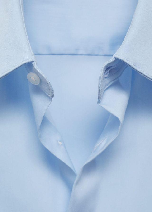 Mango Mens Super Slim-Fit Poplin Dress Shirt Product Image