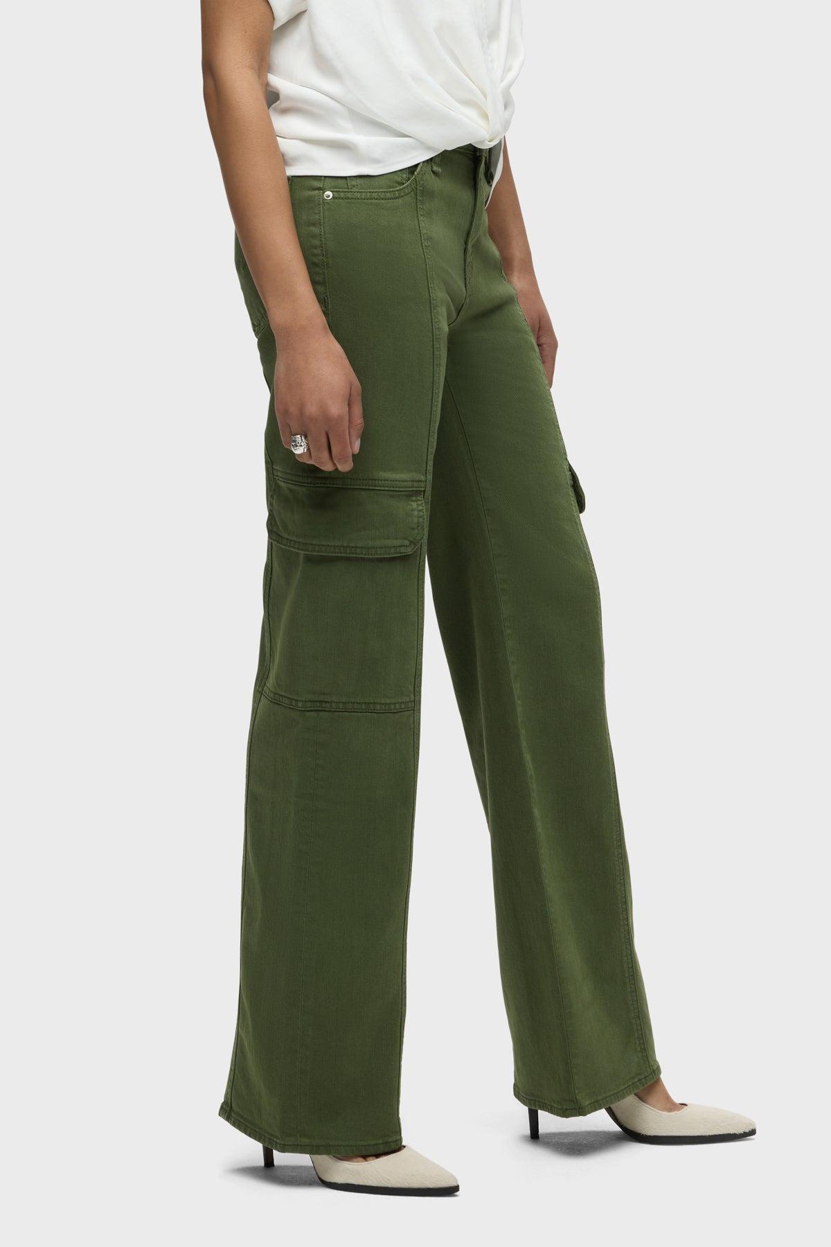 Rosie High-Rise Seamed Cargo Jean Female Product Image