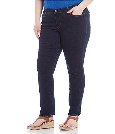 Levis Plus Size Classic Straight Leg Mid Rise Jeans Product Image