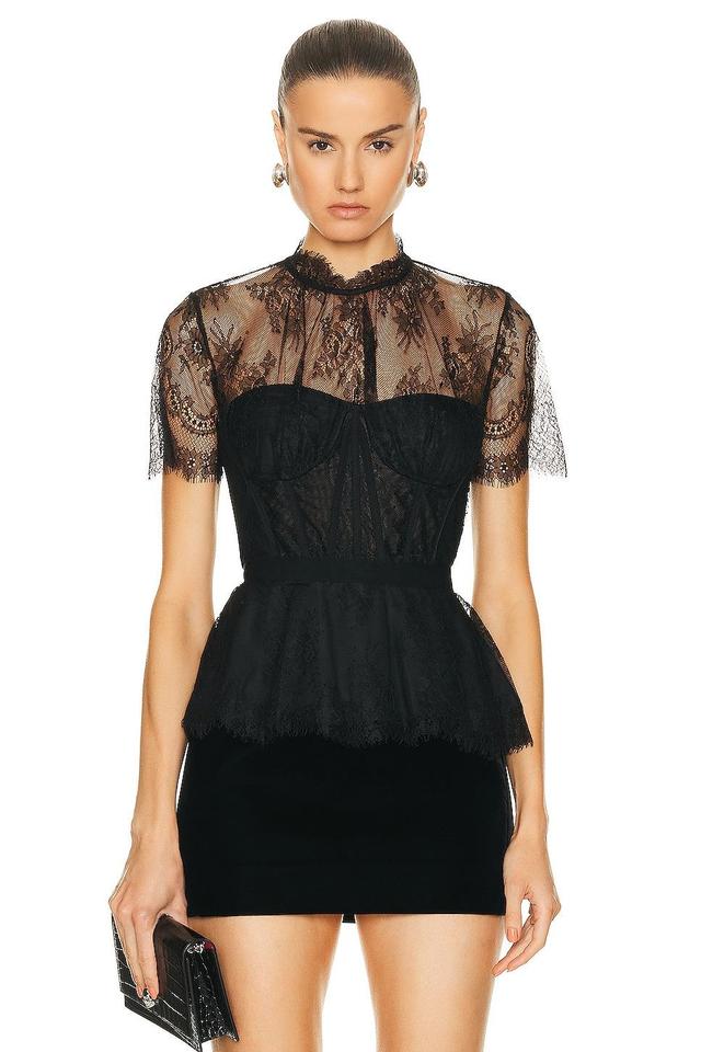 SIMKHAI Lace Bustier Top Product Image