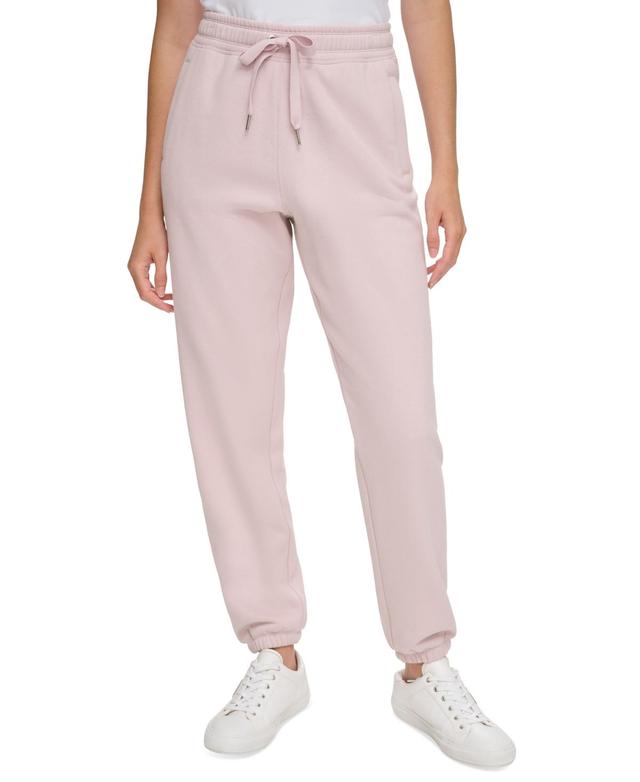 Calvin Klein Womens Drawstring-Waist Sweatpants Product Image