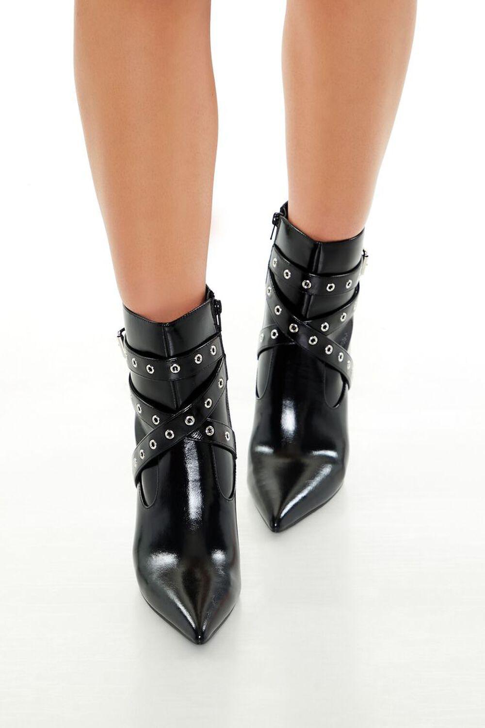 Buckled Pointed-Toe Booties | Forever 21 Product Image