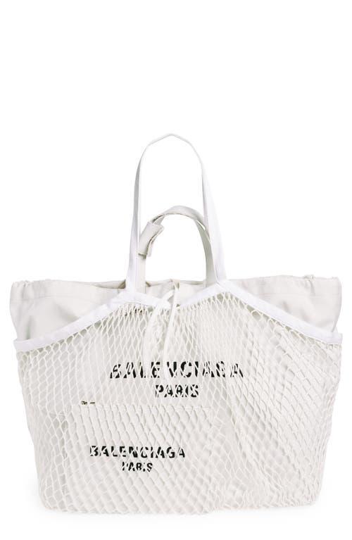 24/7 Large Top Handle Bag In White Product Image