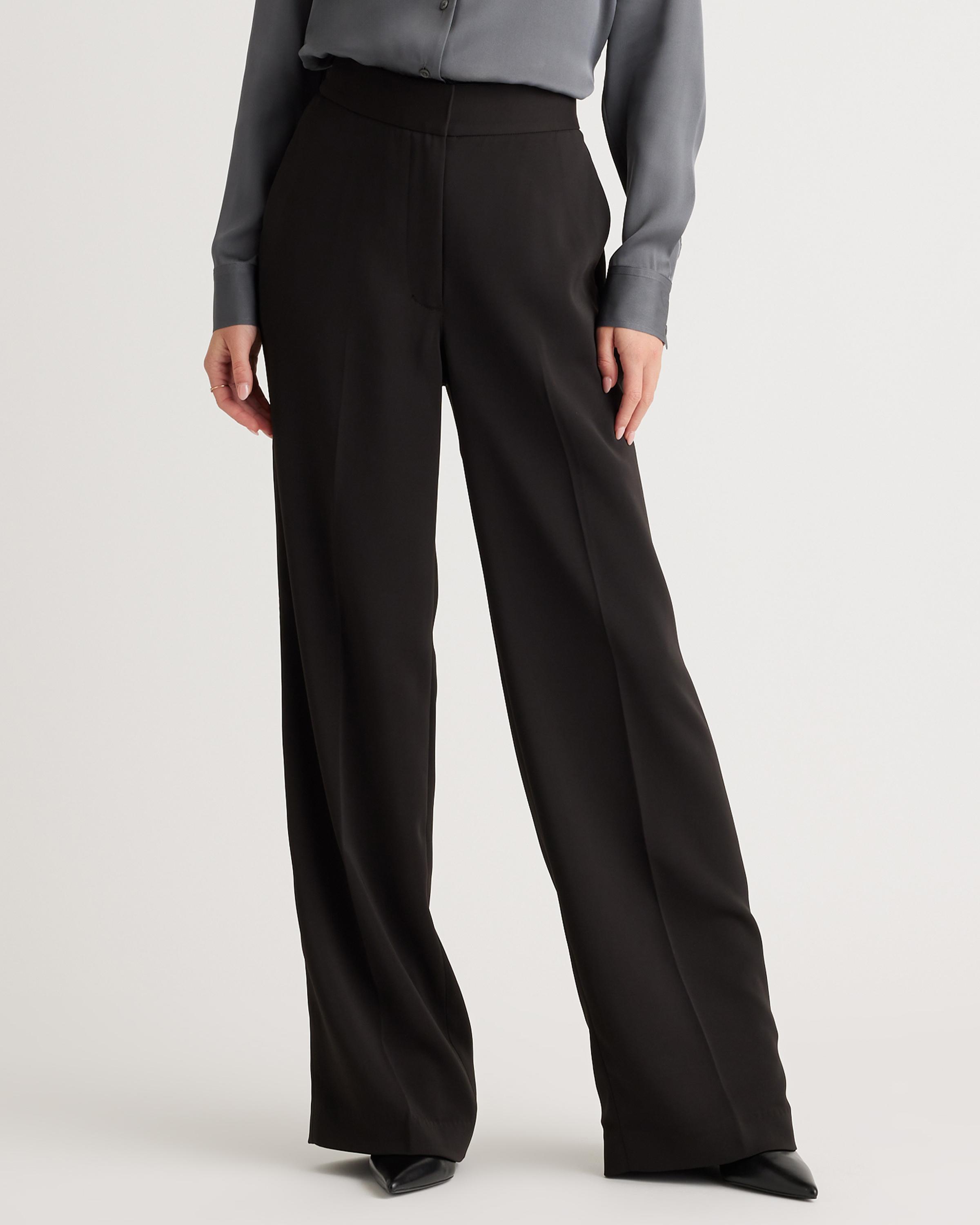 Stretch Crepe Classic Trouser Pants Product Image