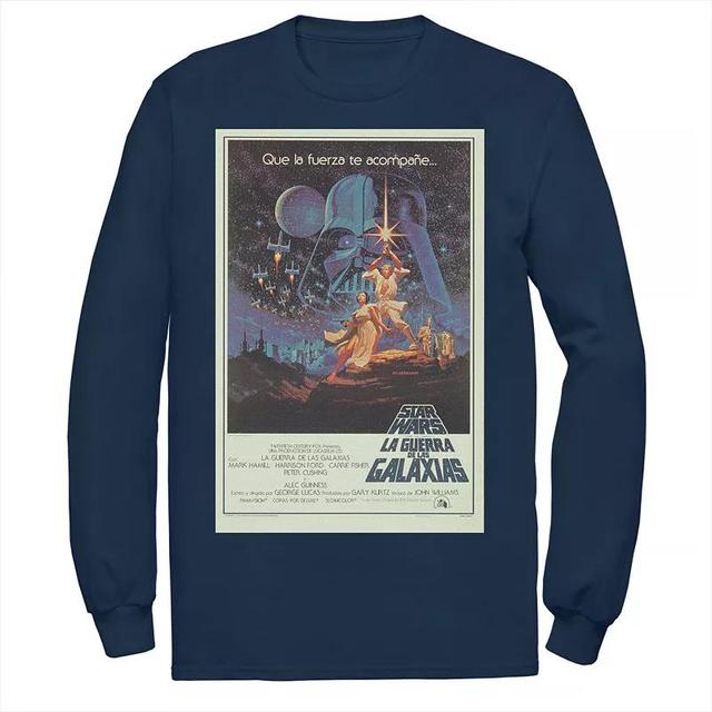 Mens Star Wars Vintage Movie Poster Portrait Tee Product Image