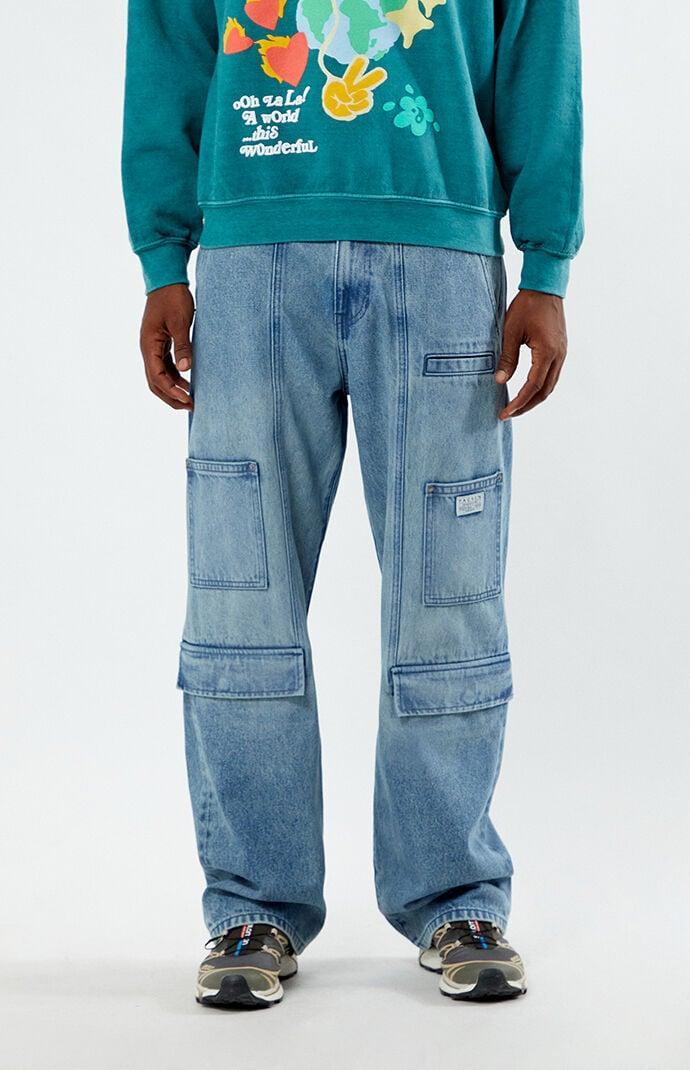 Men's Baggy Carpenter Cargo Jeans - 30W x 32L Product Image