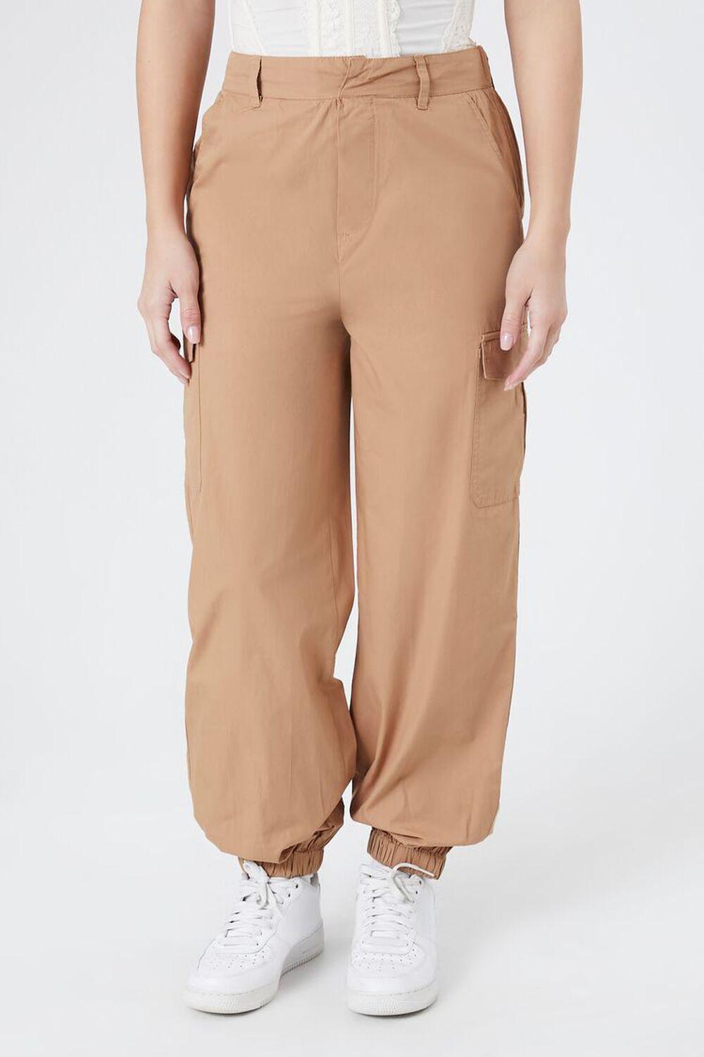 High-Rise Cargo Joggers | Forever 21 Product Image