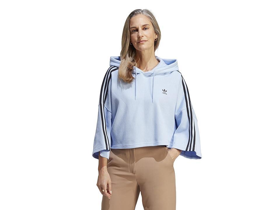 adidas Rib Crop Hoodie Product Image